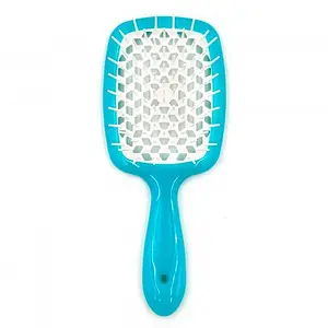 Janeke Superbrush small щітка для волосся бірюза-біла №23 82SP234TSE фото