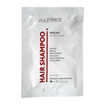 Full Force Шампунь щоденний Hair Shampoo Daily act all skin types 10 FF00001-4 фото