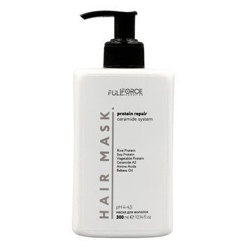 Full Force Маска протеїнова Hair Mask Protein repair ceramide system 300 FF00005-2 фото