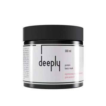 Протеїнова маска-підкладка для волосся deeply protein basic mask 300 мл DP0015 фото
