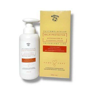 Molecula Balm-protector Aminoacads & Phospholipids PHYTOMOLECULAR Фітомолекулярнийбальзам-протектор для пошкодженого волосся 250 мл tov0028 фото